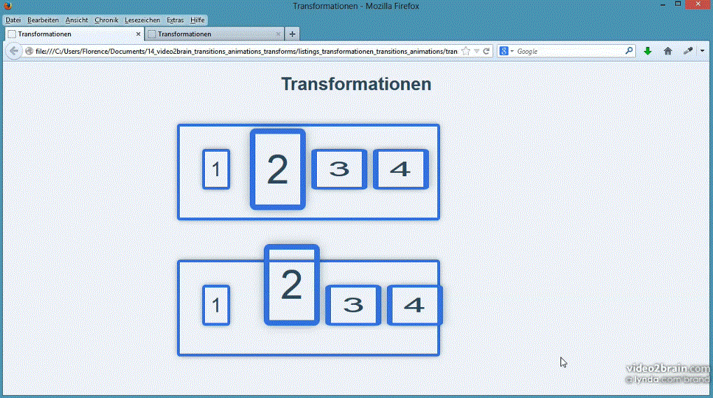 Animationen in CSS3