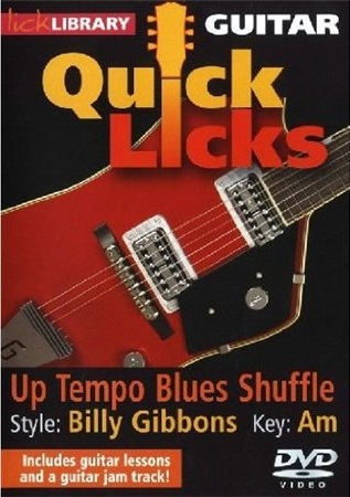 Quick Licks – Up Tempo Blues Shuffle Am by Billy Gibbons (2013) 节奏蓝调吉他课程