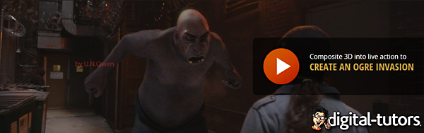 Dixxl Tuxxs - Compositing a 3D Ogre into a Live Action Scene in NUKE and Houdini