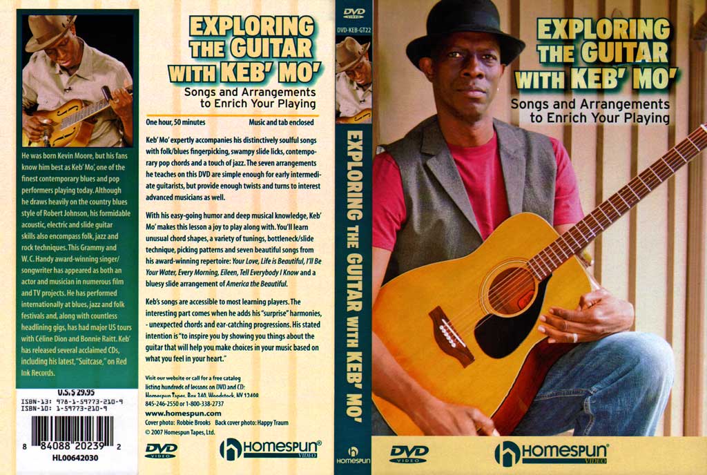 Homespun – Keb’ Mo’ – Exploring The Guitar – DVD (2007)