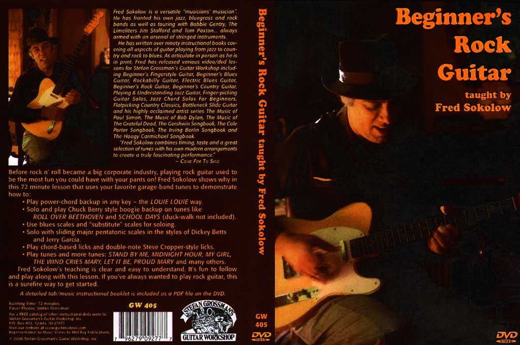 Grossman Guitar Workshop – Fred Sokolow – Beginner’s Rock Guitar – DVD (2006)