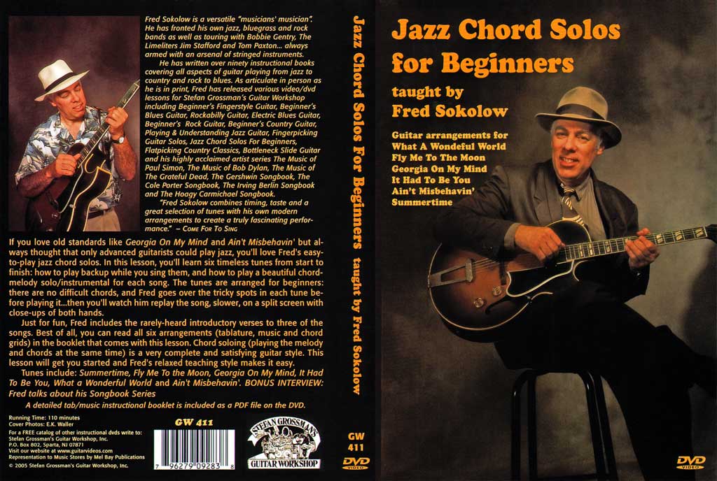 Grossman Guitar Workshop – Fred Sokolow – Jazz Chord Solos For Beginners – DVD (2005)