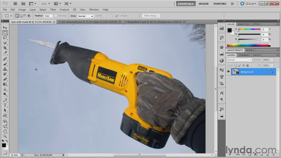 Up and Running with Photoshop for Design