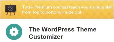 Tutsplus – The WordPress Theme Customizer