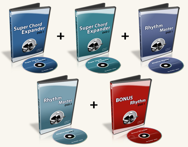 Guitarjamz.com – Super Chord Expander & Rhythm Master (5 DVD Set)