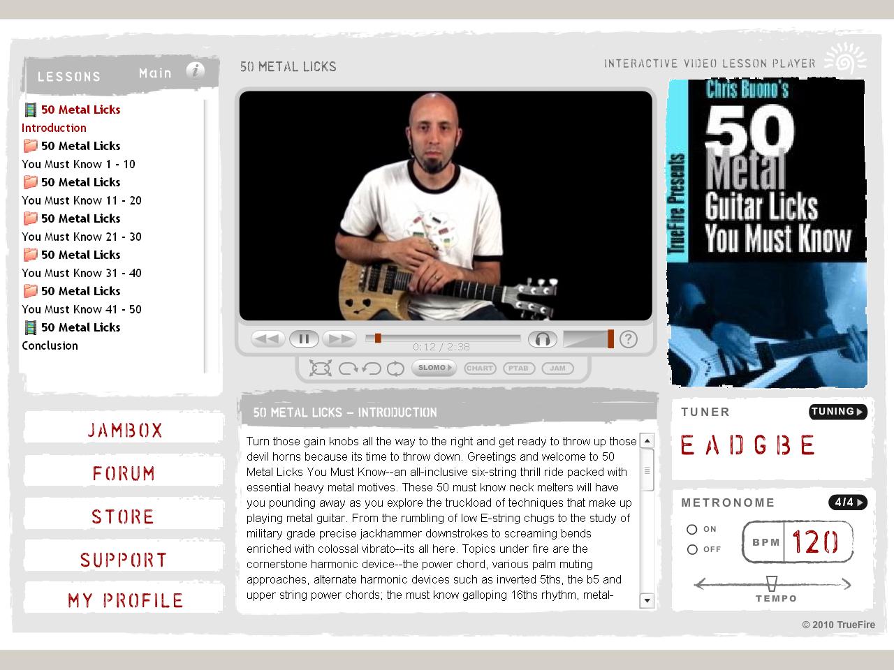 Truefire - Chris Buono's 50 Metal Licks You Must Know (2009)