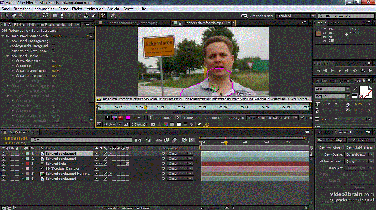 Texte animieren mit After Effects Textanimatoren und Bereichsauswahlen