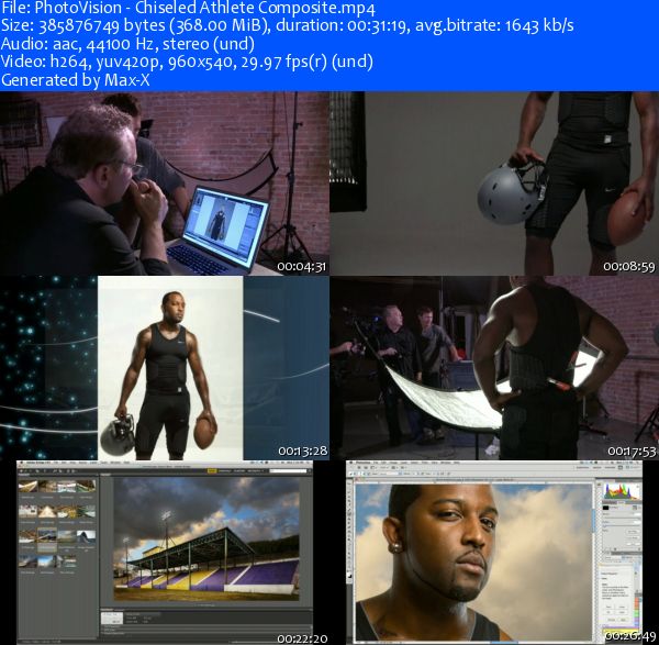 PhotoVision - Chiseled Athlete Composite
