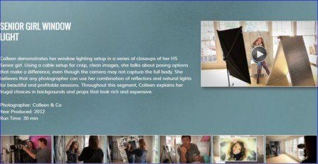 PhotoVision – Senior Girl Window Light