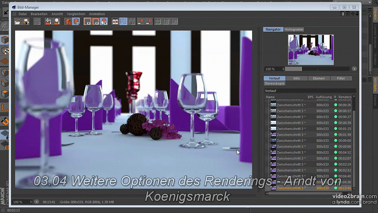 CINEMA 4D-Workshop: Modelling & Rendering Eine Szene modellieren, texturieren und realistisch rendern