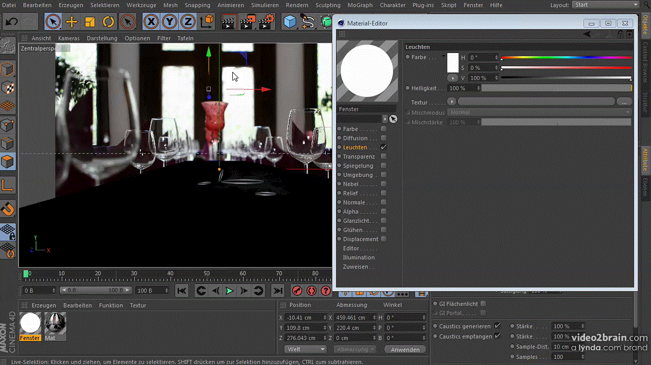 CINEMA 4D-Workshop: Modelling & Rendering Eine Szene modellieren, texturieren und realistisch rendern