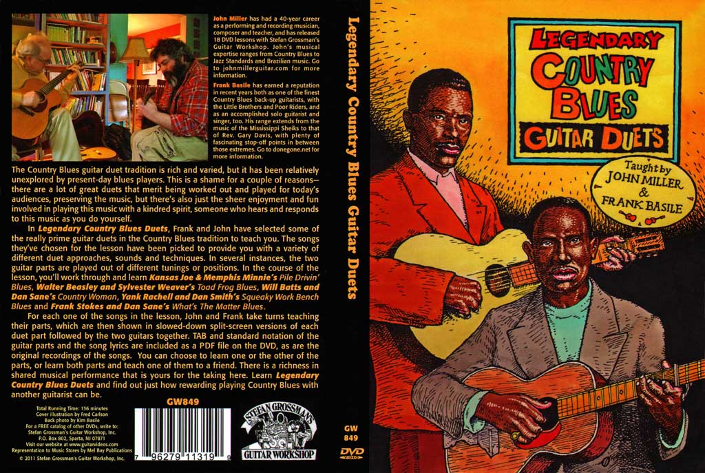 Grossman Guitar Workshop – John Miller – Legendary Country Blues Guitar Duets – DVD (2013)