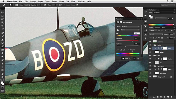 Lynda – Recolorizing a Photograph with Photoshop