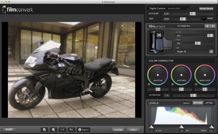 FilmConvert Pro Photoshop Plugin 1.0.4