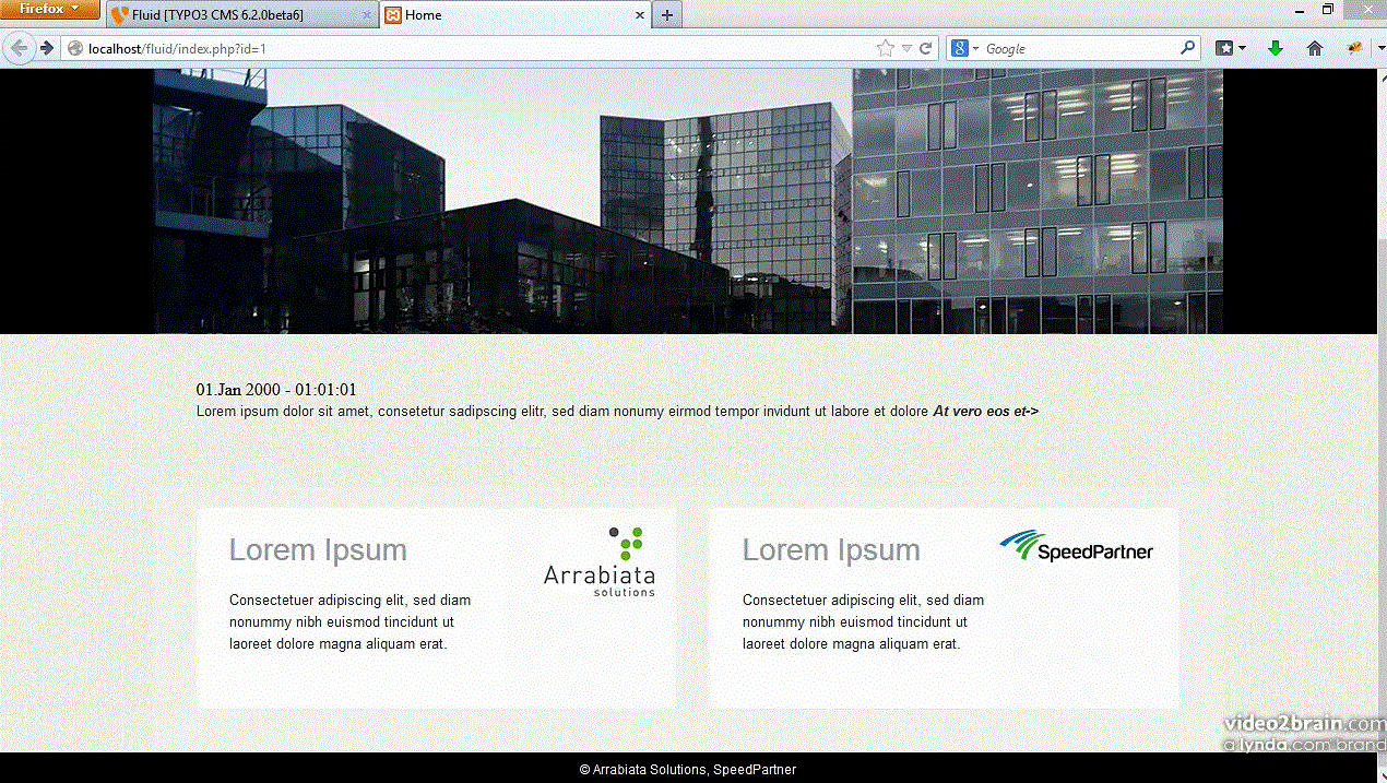 Templating mit Fluid Layouts in TYPO3 CMS und TYPO3 Neos entwickeln