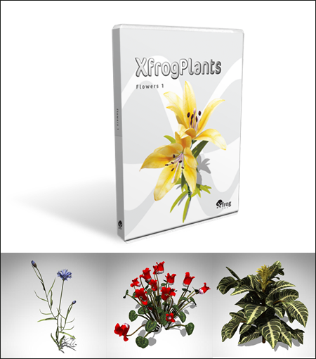 XfrogPlants – FLOWERS 1 3D花模型