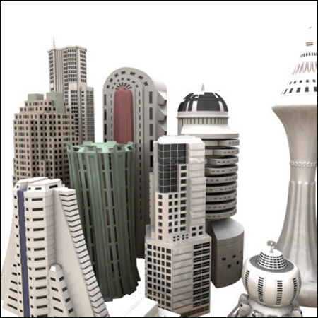 3D Buildings 建筑物模型