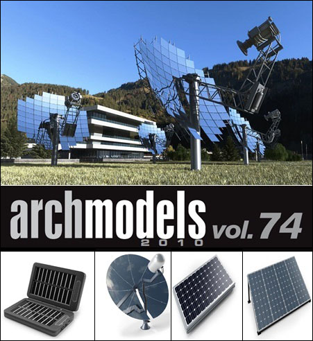 Evermotion – Archmodels vol. 74 绿色能源及空调模型合集