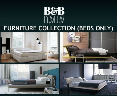 B & B Italia Furniture Collection (Beds Only) 意大利床模型
