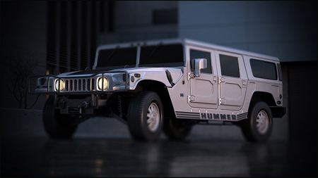Hummer H1 – 3ds Max 悍马H1模型
