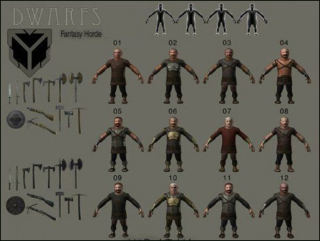 Fantasy Horde Dwarfs