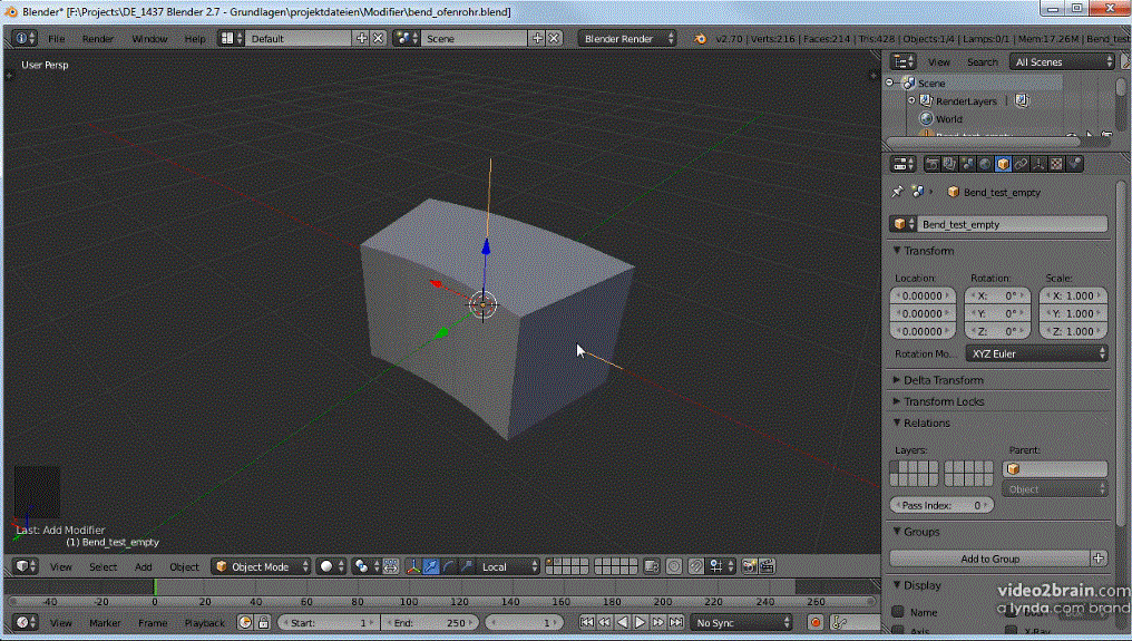 Blender 2.7 – Grundlagen 3D-Grafik für Einsteiger und Umsteiger
