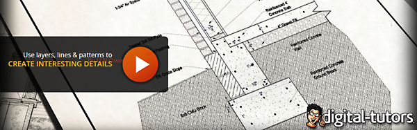 Dixxl Tuxxs – Drawing a Wall and Foundation Detail in AutoCAD