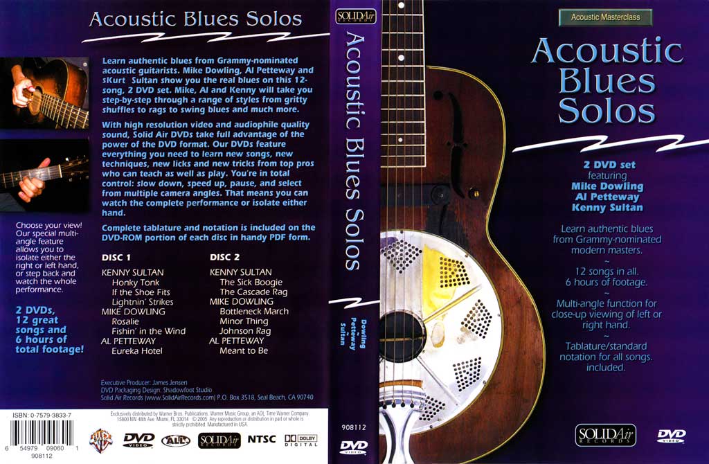 Solid Air – Acoustic Masterclass Series – Acoustic Blues Solos – 2xDVD (2005)