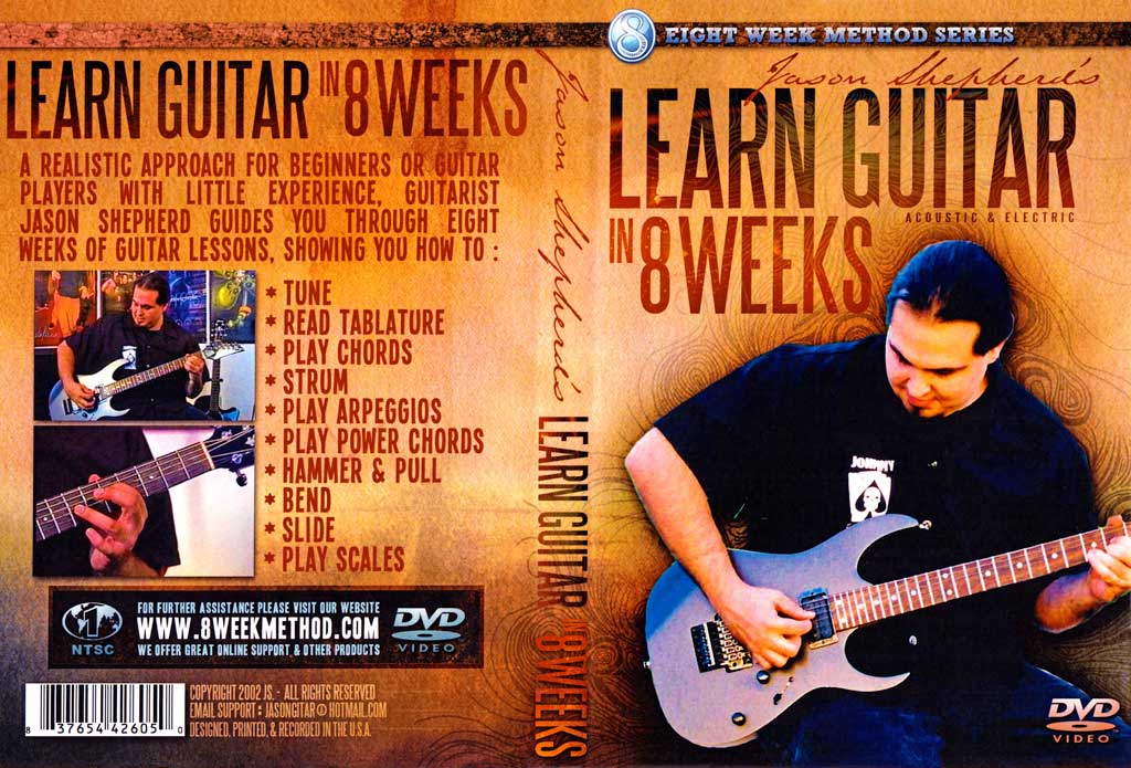 Jason Shepherd’s – Learn Guitar (Acoustic/Electric) – In 8 Weeks – DVD (2005)