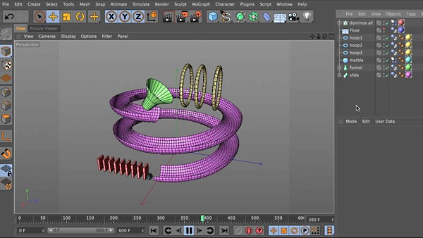 Lynda – Dynamics in CINEMA 4D