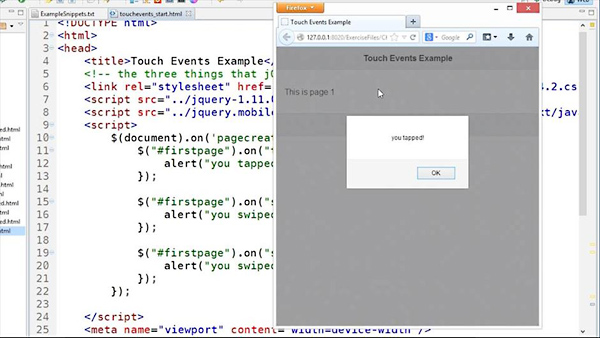 Lynda – jQuery Mobile Essential Training