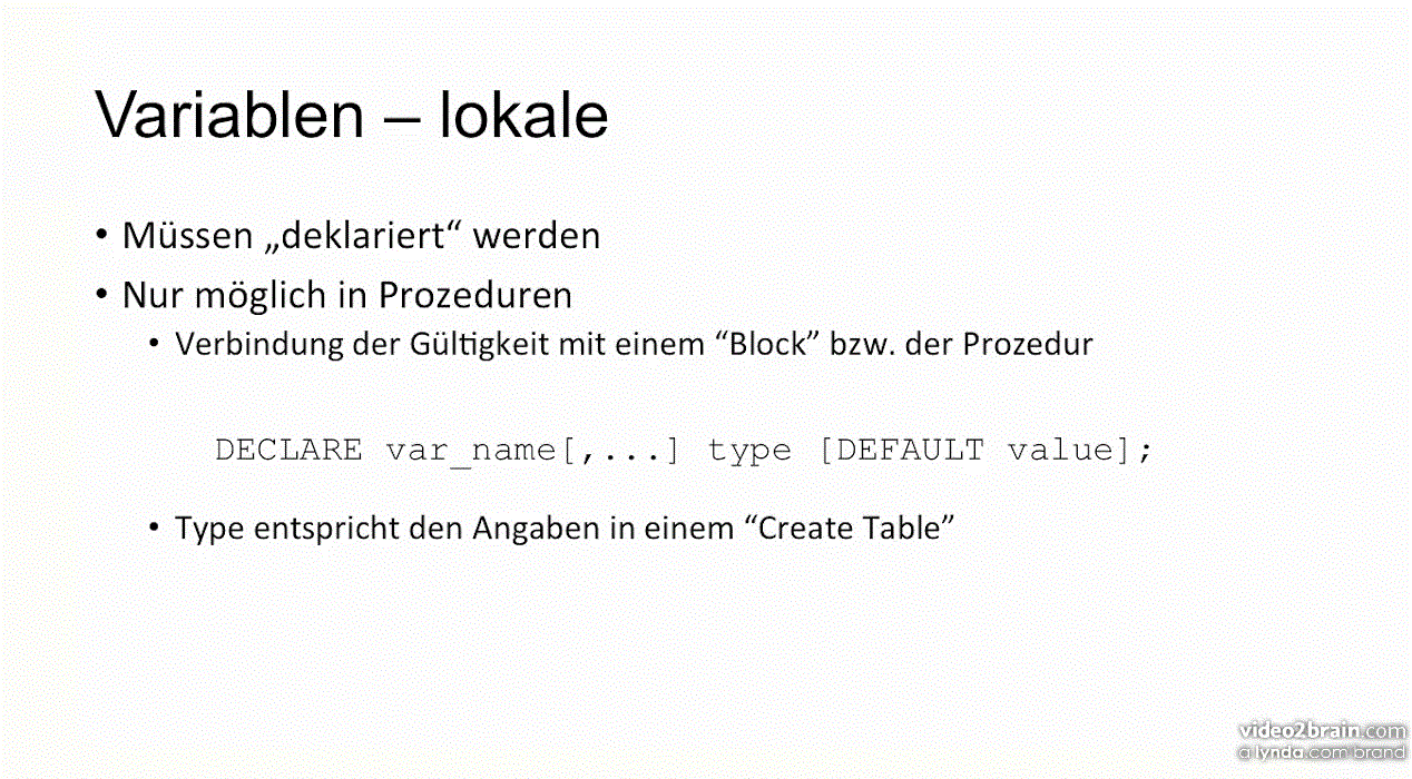 MySQL für Fortgeschrittene Storage Engines, Stored Procedures, Performance-Optimierung