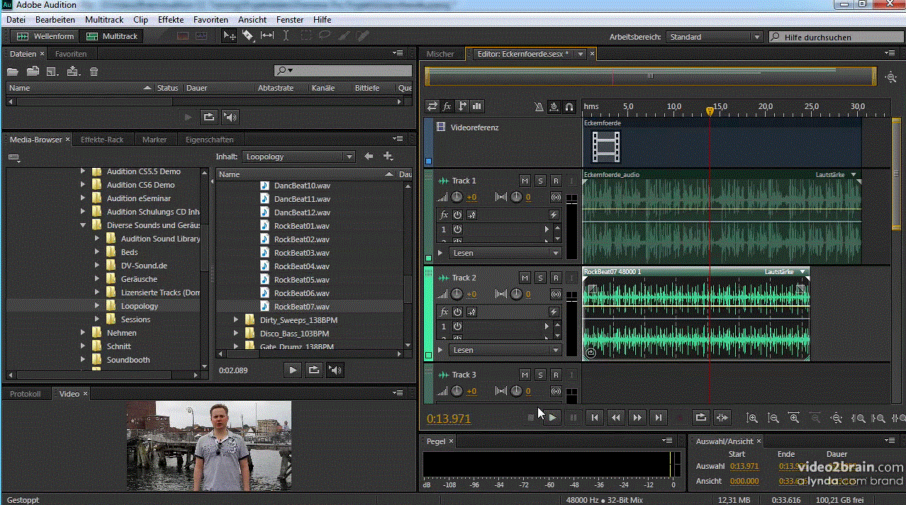Audition CC – Tonmischung in der Videoproduktion Funktionen, Werkzeuge, Expertentipps