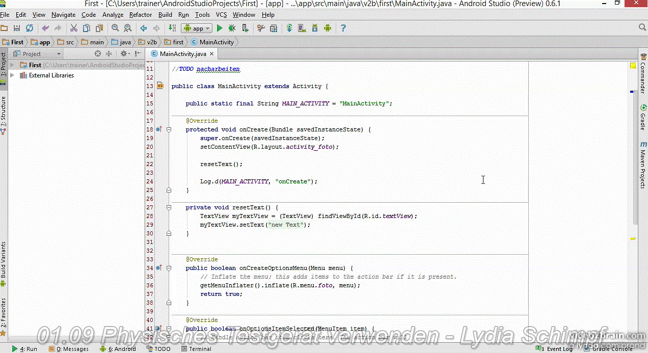 Android Studio – Crashkurs IDE einrichten, Projekte anlegen, Android-Apps exportieren