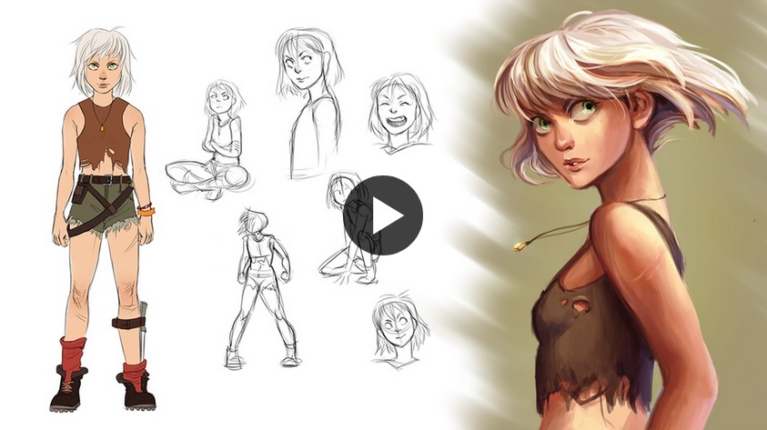 Dixxl Tuxxs – Character Concept Design and Development in Photoshop
