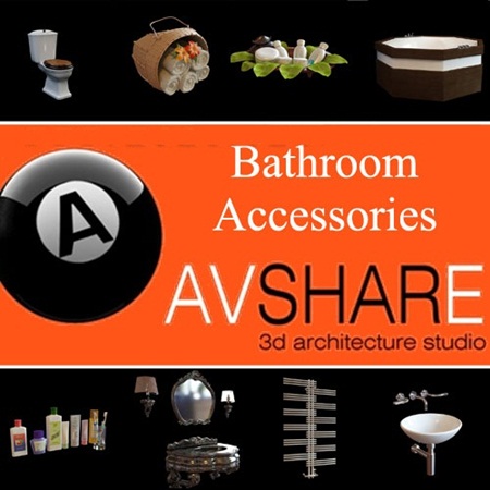 Avshare – Bathroom Accessories 浴室配件模型