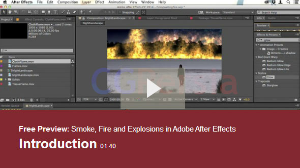 Tutsplus – Smoke Fire and Explosions in Adobe After Effects