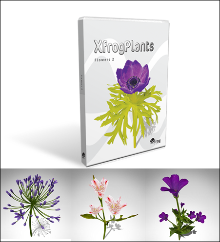 XfrogPlants – FLOWERS 2 3D花模型