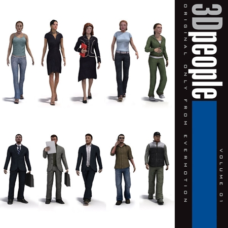 Evermotion – 3D People Vol.01 3D人物模型