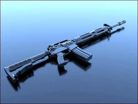 16 x 3D Models of Guns 枪支模型集合