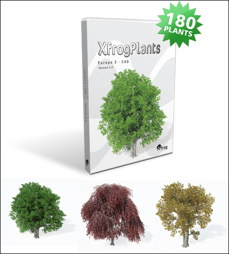 XfrogPlants – EUROPE 3 欧洲3D树木合集3