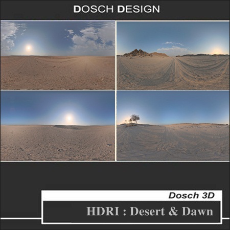 DOSCH DESIGN &ndash; HDRI: Desert & Dawn