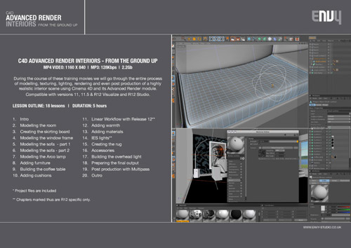 Envy C4D - Advanced Render Interiors