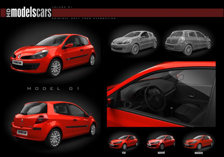 Evermotion – HDModels Cars vol. 1 汽车模型