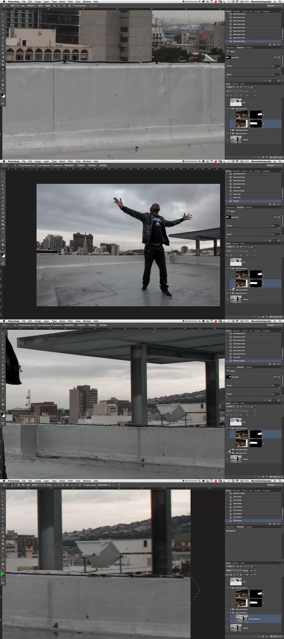 SkillFeed - Photoshop Retouching - Rooftop Freedom