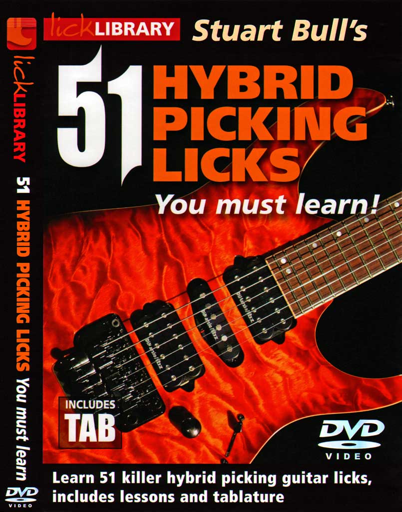 Lick Library – Stuart Bull – 51 Hybrid Picking Licks