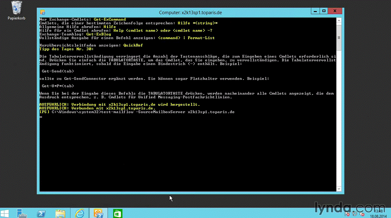 Exchange Server 2013 SP1: Troubleshooting Tool und Techniken zur Fehlerbehandlung und Problemvermeidung