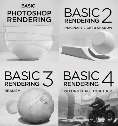 Ctrl+Paint – Basic Photoshop Rendering Vol. 1-4 (2014)