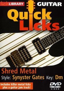 Lick Library – Quick Licks: Synyster Gates – Shred metal Key: D minor [repost]
