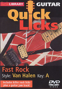 Guitar Quick Licks – Van Halen Style, Fast Rock Key of A